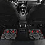 Scary Joker Card Print Front and Back Car Floor Mats