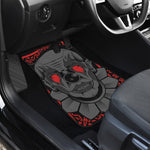 Scary Joker Card Print Front and Back Car Floor Mats
