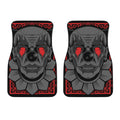 Scary Joker Card Print Front Car Floor Mats