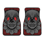 Scary Joker Card Print Front Car Floor Mats
