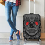 Scary Joker Card Print Luggage Cover