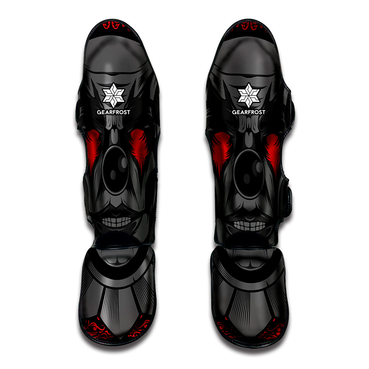 Scary Joker Card Print Muay Thai Shin Guard