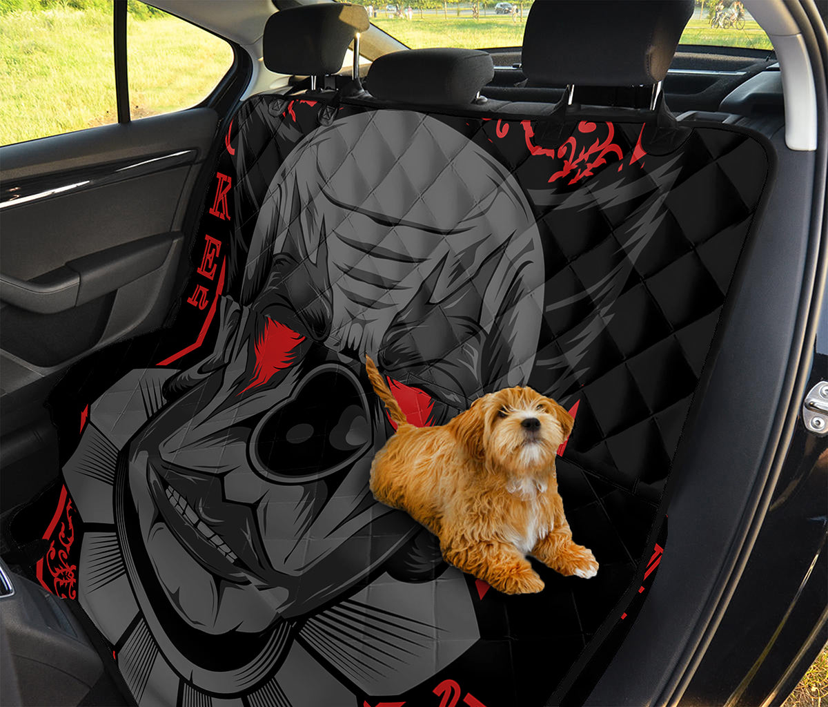 Scary Joker Card Print Pet Car Back Seat Cover