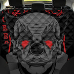 Scary Joker Card Print Pet Car Back Seat Cover