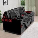Scary Joker Card Print Sofa Cover