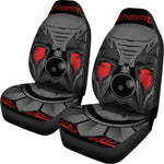 Scary Joker Card Print Universal Fit Car Seat Covers