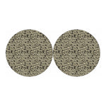 Scary Skeleton Pattern Print Car Coasters