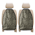 Scary Skeleton Pattern Print Car Seat Organizers