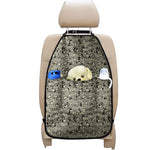 Scary Skeleton Pattern Print Car Seat Organizers