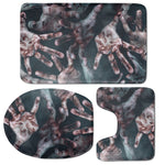 Scary Zombie Hands Print 3 Piece Bath Mat Set