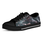Scary Zombie Hands Print Black Low Top Shoes