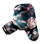 Scary Zombie Hands Print Boxing Gloves