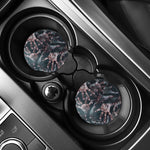 Scary Zombie Hands Print Car Coasters