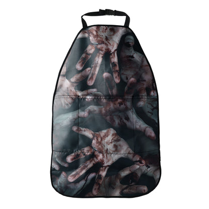 Scary Zombie Hands Print Car Seat Organizers