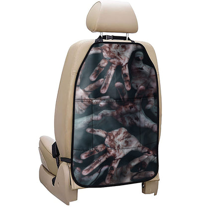 Scary Zombie Hands Print Car Seat Organizers