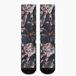 Scary Zombie Hands Print Crew Socks