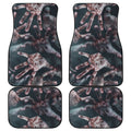 Scary Zombie Hands Print Front and Back Car Floor Mats