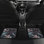 Scary Zombie Hands Print Front and Back Car Floor Mats