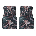 Scary Zombie Hands Print Front Car Floor Mats