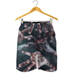 Scary Zombie Hands Print Men's Shorts