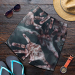 Scary Zombie Hands Print Men's Shorts