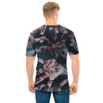 Scary Zombie Hands Print Men's T-Shirt