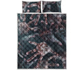 Scary Zombie Hands Print Quilt Bed Set