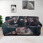 Scary Zombie Hands Print Sofa Cover