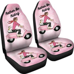 Scooter Girl Rather Be Riding Universal Fit Car Seat Covers GearFrost