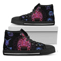 Scorpio And Astrological Signs Print Black High Top Sneakers