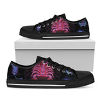 Scorpio And Astrological Signs Print Black Low Top Shoes 