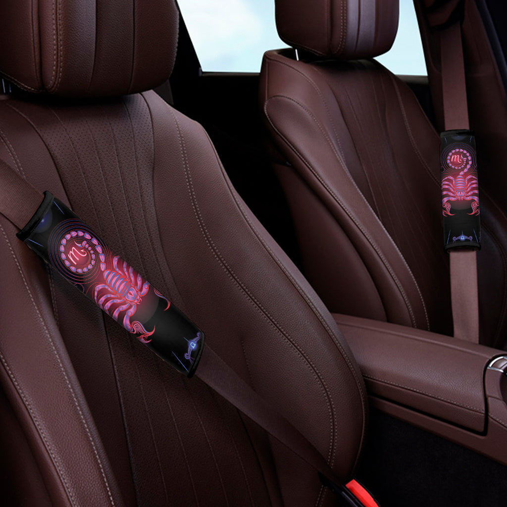 Scorpio And Astrological Signs Print Car Seat Belt Covers