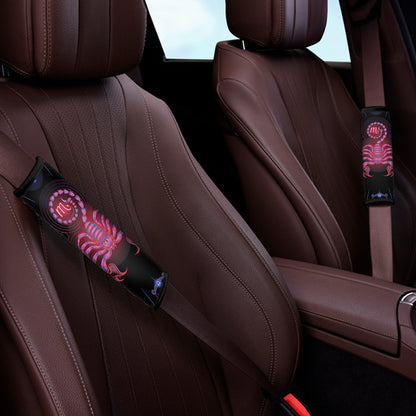 Scorpio And Astrological Signs Print Car Seat Belt Covers