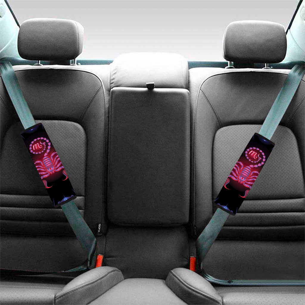 Scorpio And Astrological Signs Print Car Seat Belt Covers