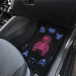 Scorpio And Astrological Signs Print Front and Back Car Floor Mats