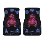 Scorpio And Astrological Signs Print Front Car Floor Mats