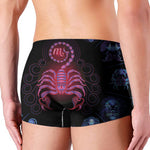 Scorpio And Astrological Signs Print Men's Boxer Briefs