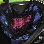 Scorpio And Astrological Signs Print Pet Car Back Seat Cover