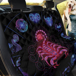 Scorpio And Astrological Signs Print Pet Car Back Seat Cover