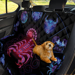 Scorpio And Astrological Signs Print Pet Car Back Seat Cover