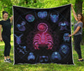 Scorpio And Astrological Signs Print Quilt