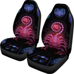 Scorpio And Astrological Signs Print Universal Fit Car Seat Covers