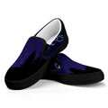 Scorpio Constellation Print Black Slip On Sneakers
