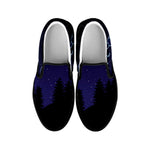 Scorpio Constellation Print Black Slip On Shoes