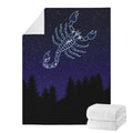 Scorpio Constellation Print Blanket