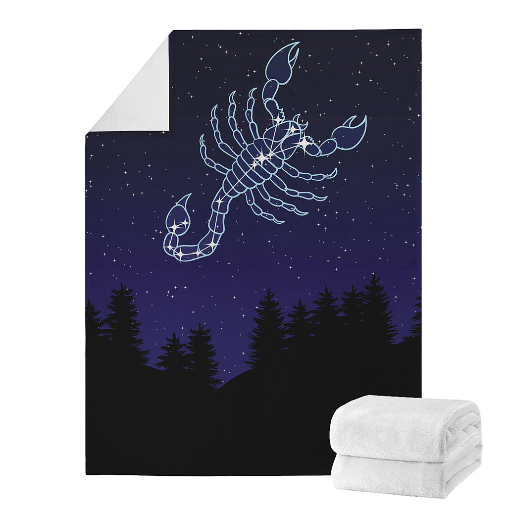 Scorpio Constellation Print Blanket