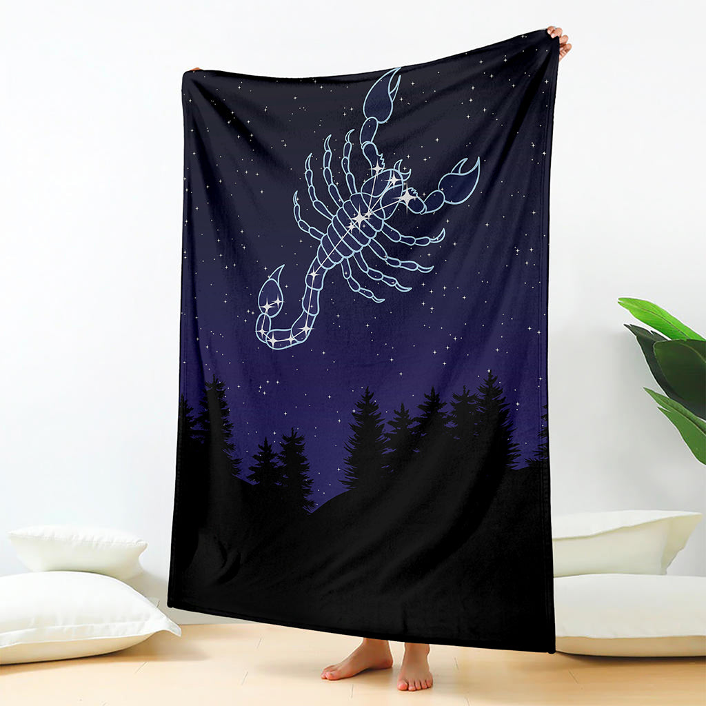 Scorpio Constellation Print Blanket