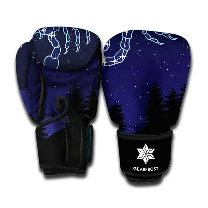 Scorpio Constellation Print Boxing Gloves