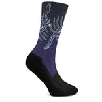 Scorpio Constellation Print Crew Socks