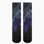 Scorpio Constellation Print Crew Socks